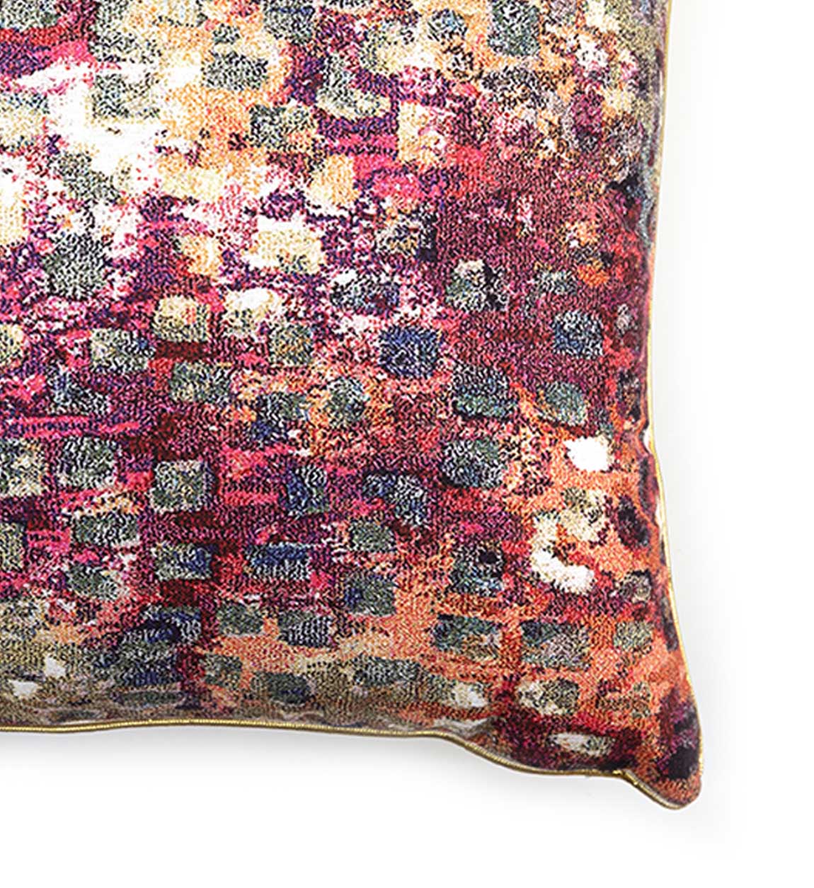 Moycor Cuscino decorative in tessuto sfoderabile Tunez Multicolore, 45 x 45 cm