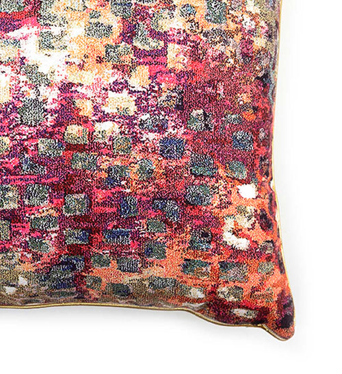Moycor Cuscino decorative in tessuto sfoderabile Tunez Multicolore, 45 x 45 cm