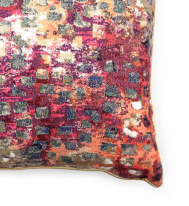 Moycor Cuscino decorative in tessuto sfoderabile Tunez Multicolore, 45 x 45 cm