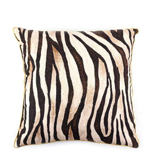 Moycor Cuscino decorative in tessuto sfoderabile Zebra Multicolore, 45 x 45 cm