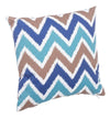 Bizzotto Cuscino decorative in tessuto sfoderabile Zig Zag Multicolore