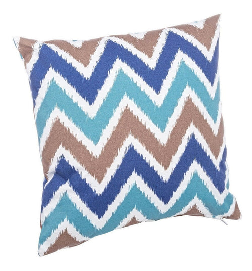 Bizzotto Cuscino decorative in tessuto sfoderabile Zig Zag Multicolore