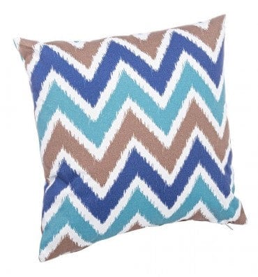 Bizzotto Cuscino decorative in tessuto sfoderabile Zig Zag Multicolore
