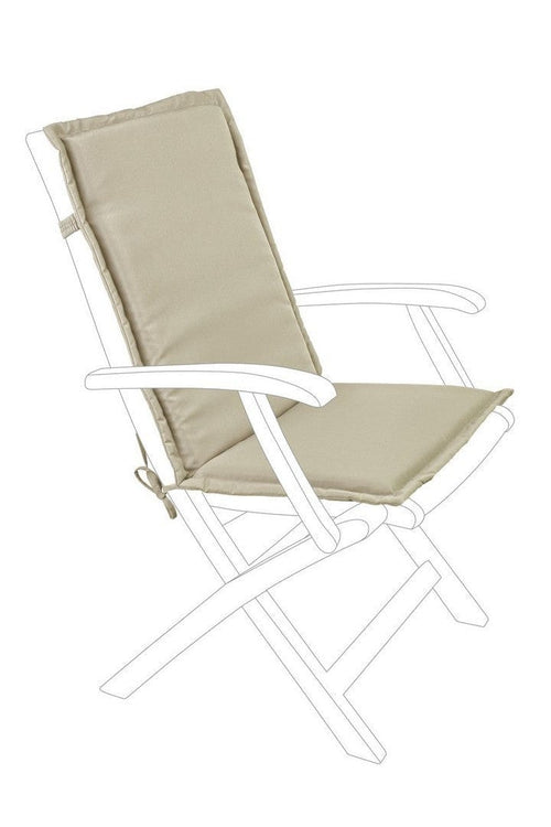Bizzotto Cuscino seduta in tessuto sfoderabile Havana Poly230 Beige
