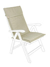 Bizzotto Cuscino seduta in tessuto sfoderabile Havana Poly230 Beige