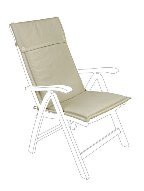 Bizzotto Cuscino seduta in tessuto sfoderabile Havana Poly230 Beige