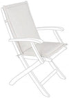 Bizzotto Cuscino seduta in tessuto sfoderabile Poly180 Bianco