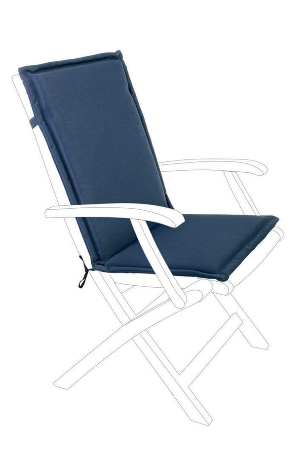 Bizzotto Cuscino seduta in tessuto sfoderabile Poly180 Blu