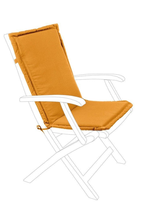 Bizzotto Cuscino seduta in tessuto sfoderabile Poly180 Giallo