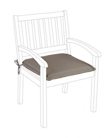Bizzotto Cuscino seduta in tessuto sfoderabile Poly180 Marrone