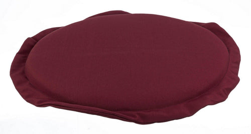 Bizzotto Cuscino seduta in tessuto sfoderabile Poly180 Round Borgogna