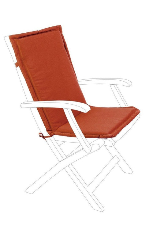 Bizzotto Cuscino seduta in tessuto sfoderabile Poly180 Ruggine