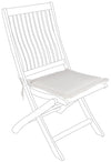 Bizzotto Cuscino seduta in tessuto sfoderabile Poly180 Square Bianco