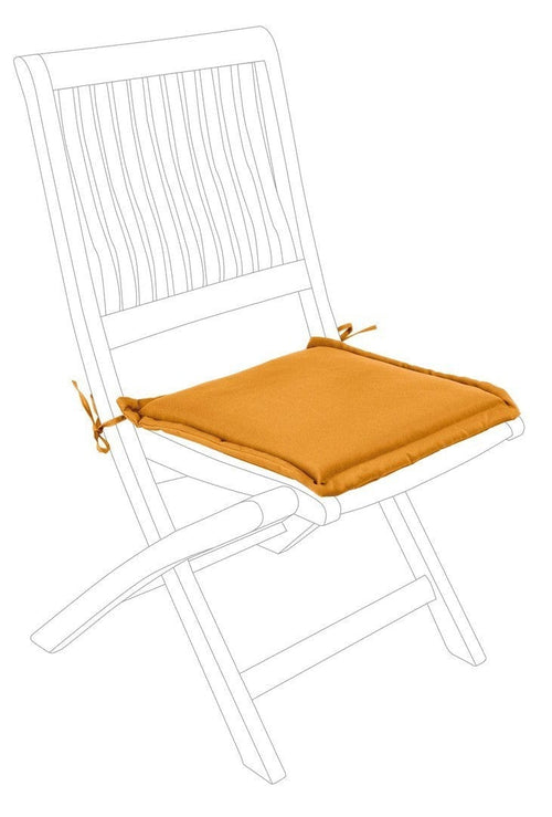 Bizzotto Cuscino seduta in tessuto sfoderabile Poly180 Square Giallo