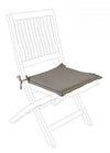 Bizzotto Cuscino seduta in tessuto sfoderabile Poly180 Square Marrone