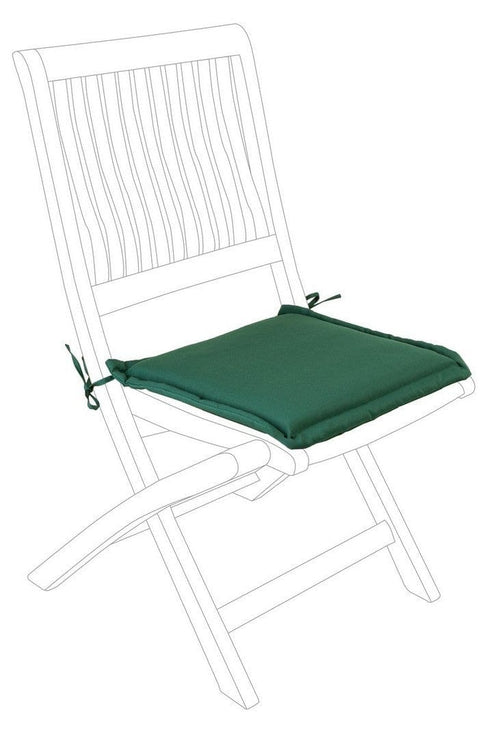 Bizzotto Cuscino seduta in tessuto sfoderabile Poly180 Square Verde