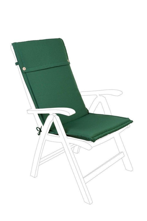 Bizzotto Cuscino seduta in tessuto sfoderabile Poly180 Verde