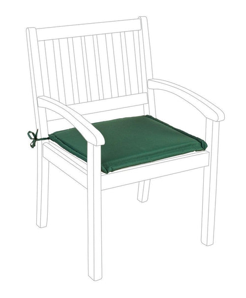 Bizzotto Cuscino seduta in tessuto sfoderabile Poly180 Verde