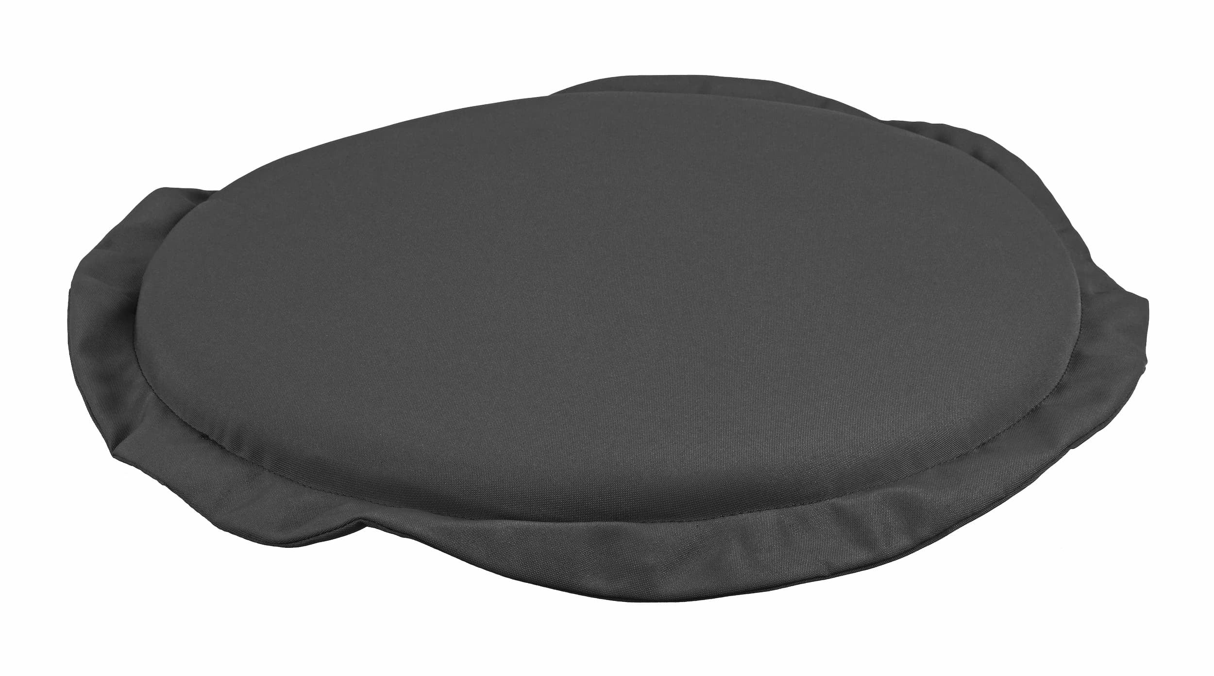 Bizzotto Cuscino seduta in tessuto sfoderabile Royal Round Antracite
