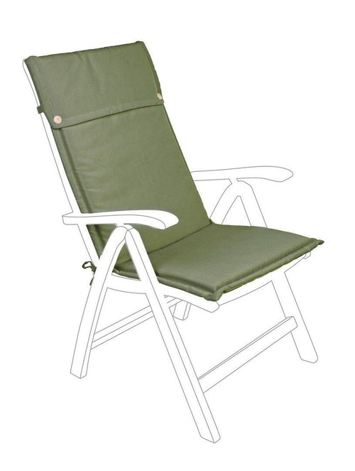 Bizzotto Cuscino seduta in tessuto sfoderabile Royal Verde