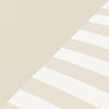 Bizzotto Cuscino seduta in tessuto sfoderabile Stripe Square Beige