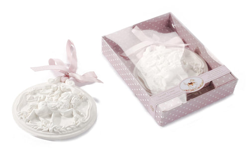 Bizzotto Decoratiune aromaterapie in cutie cadou, Fairy Tale Alb, l11,3xA2,8xH15 cm