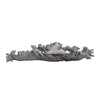 Moycor Decorazione Bleached Carved Boat Grigio
