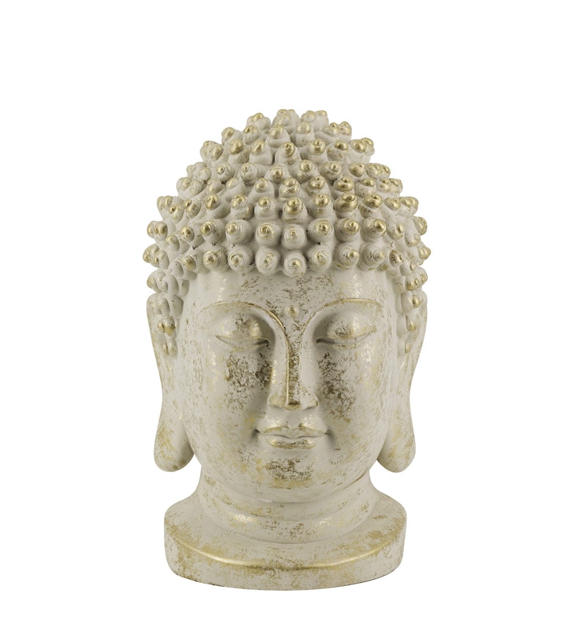 Moycor Decorazione Buddha Head Oro