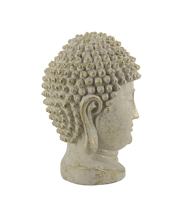 Moycor Decorazione Buddha Head Oro