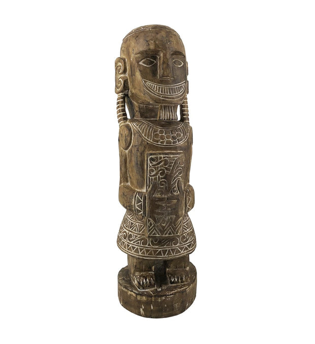 Moycor Decorazione Carved Primitive Totem Naturale