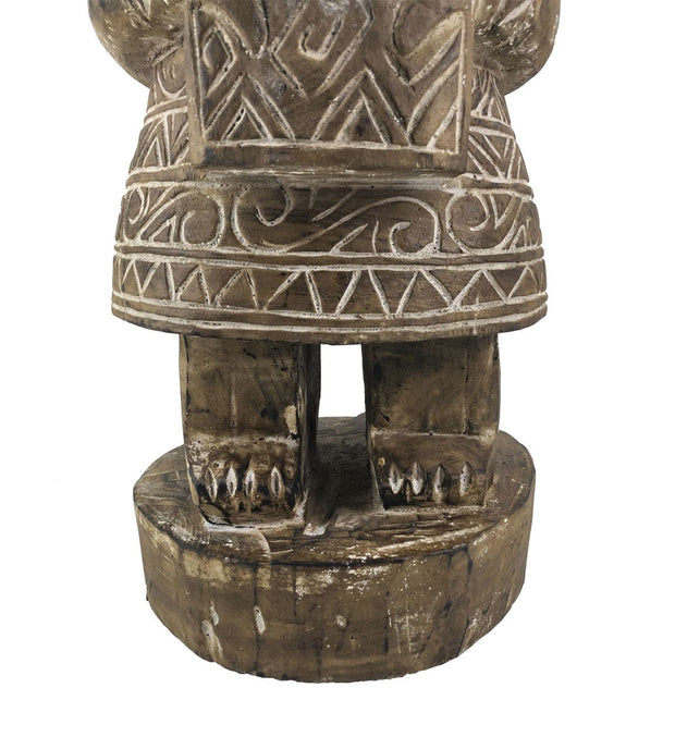 Moycor Decorazione Carved Primitive Totem Naturale