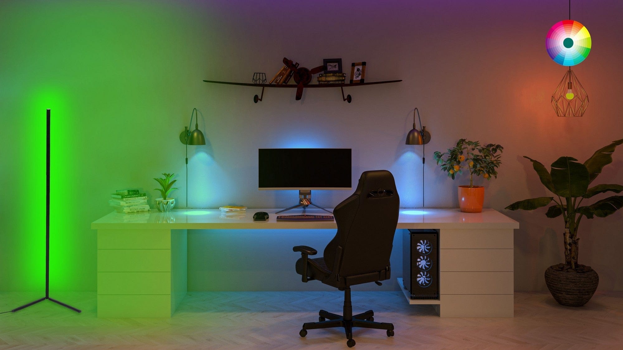 Asir Decorazione con illuminazione Lumos Multicolore