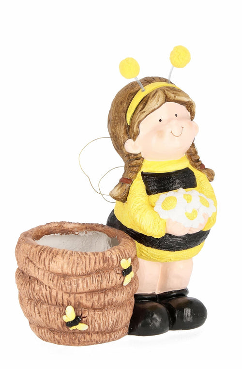Bizzotto Decorazione da giardino Apiary Girl With Basket Multicolore