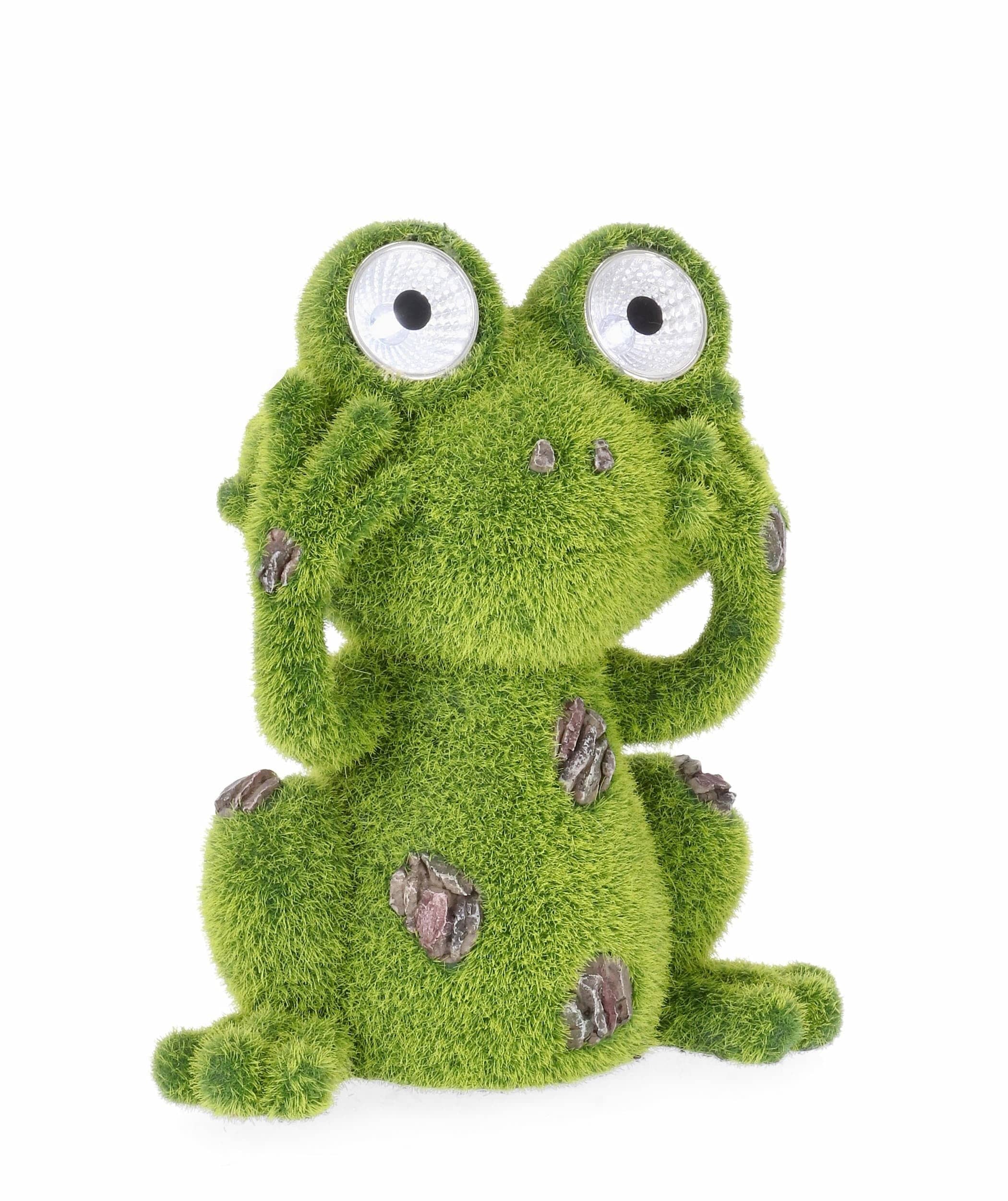 Bizzotto Decorazione da giardino Frog Verde