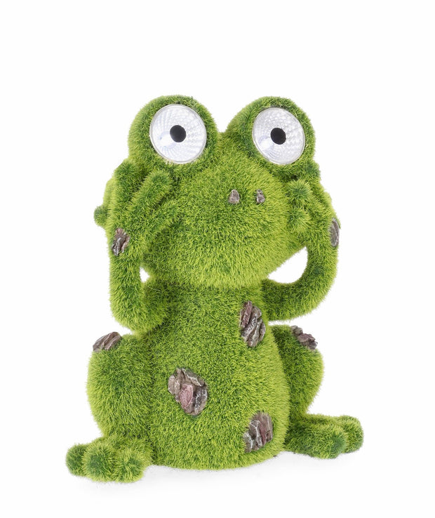 Bizzotto Decorazione da giardino Frog Verde