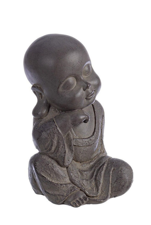 Bizzotto Decorazione da giardino Garden Calm Buddha Antracite