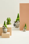 Bizzotto Decorazione da giardino Garden Gnome With Lantern Grigio