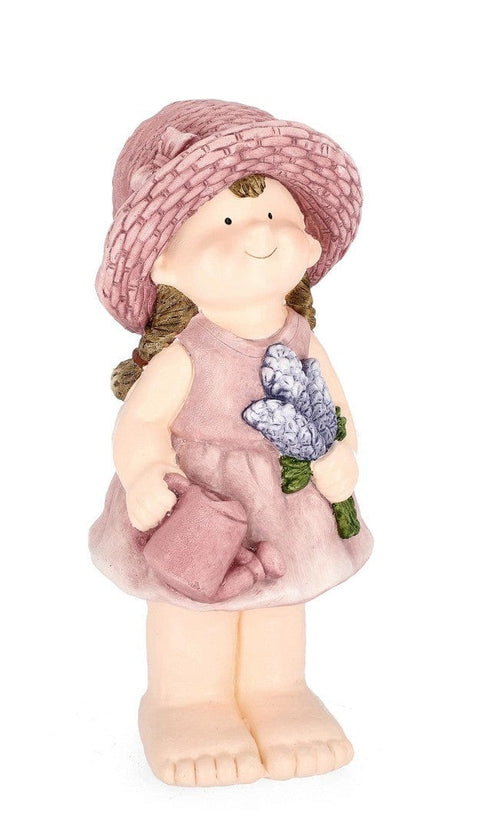 Bizzotto Decorazione da giardino Justy Girl Stand Multicolore