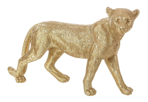 Bizzotto Decorazione da giardino Olympus Walking Leopard Oro