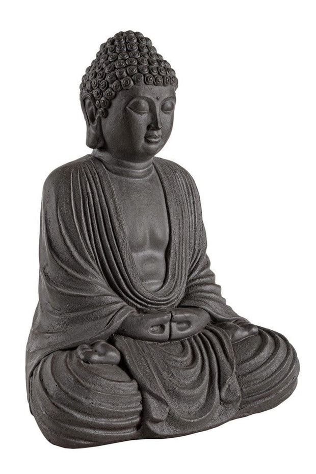 Bizzotto Decorazione da giardino Pattaya Buddha Seated Antracite