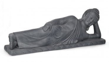 Bizzotto Decorazione da giardino Pattaya Lying Buddha Antracite