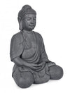 Bizzotto Decorazione da giardino Pattaya Sitting Buddha Antracite