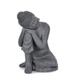 Bizzotto Decorazione da giardino Pattaya Thinking Buddha Antracite