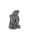 Bizzotto Decorazione da giardino Pattaya Thinking Buddha Antracite