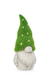 Bizzotto Decorazione da giardino Standing Garden Gnome With LED Grigio