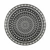 Bizzotto Decorazione da parete Adhira Round Nero