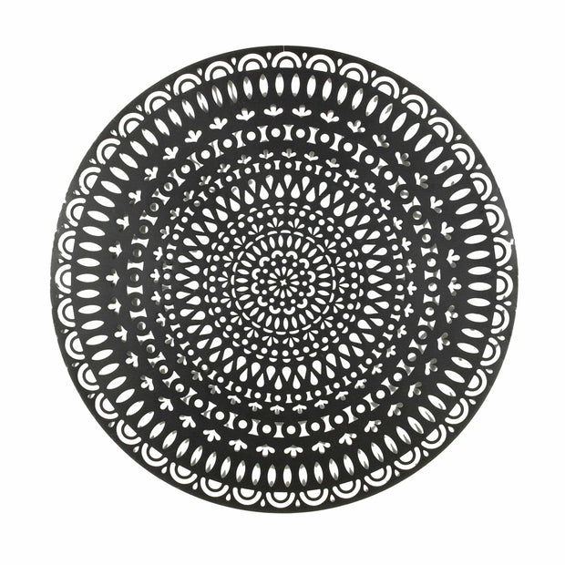 Bizzotto Decorazione da parete Adhira Round Nero