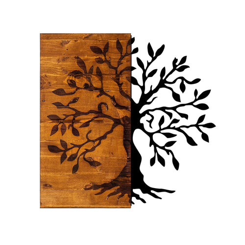 Asir Decorazione da parete Agac Noce