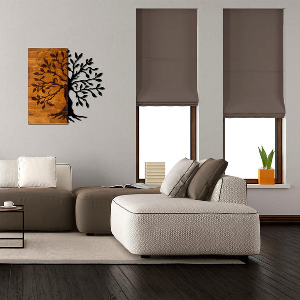 Asir Decorazione da parete Agac Noce