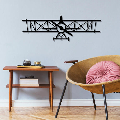 Asir Decorazione da parete Airplane Nero